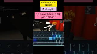 Mockingbird RobloxVirtual Piano Tuto [upl. by Onidranreb]