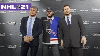 NHL 21 BE A PRO 5 THE NHL DRAFT [upl. by Suoiluj]