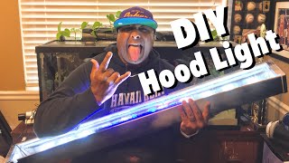 HOW TO DIY CHEAP and EASY LED Aquarium Hood Light [upl. by Ydnarb531]