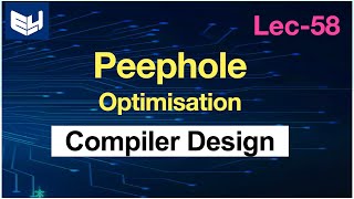 Peephole Optimisation  CD  Compiler Design  Lec  58  Bhanu Priya [upl. by Riebling218]