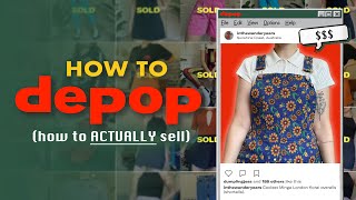 How to sell on DEPOP  Depop Seller Tips for Beginners [upl. by Obmar]