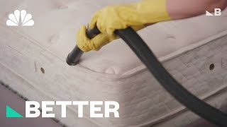 How To Clean Your Mattress And Remove Stains And Smells  Better  NBC News [upl. by Hizar]