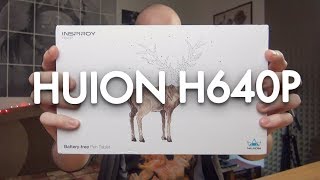 Drawing Tablet In Your BAG  Huion H640P Review [upl. by Morna]