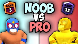 NOOB vs PRO  EL PRIMO  Brawl Stars [upl. by Tybie850]