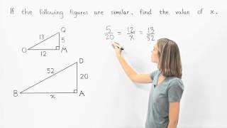 Similar Triangles  MathHelpcom [upl. by Ecyarg]