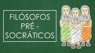 Filósofos Présocráticos resumo [upl. by Nyasuh]