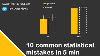 Ten Statistical Mistakes in 5 Min [upl. by Zahc]