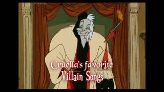 Cruellas Favorite Villain Songs  Part 1 [upl. by Corron297]