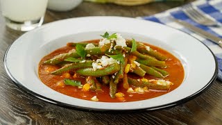 Deliciosos Ejotes a la Mexicana  Receta sencilla [upl. by Amathiste922]