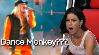 BEST quotDANCE MONKEYquot covers in The Voice  Blind Auditions  TONES AND I [upl. by Nichole]