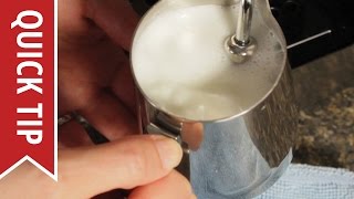 How to AutoFroth Milk for Lattes [upl. by Amadeus102]