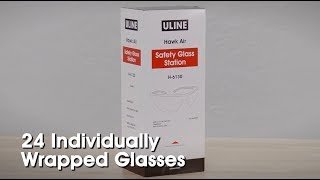 Uline Hawk Air™ Safety Glasses Dispenser Box [upl. by Anelav134]