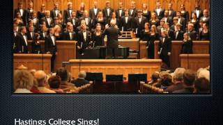 Sibelius Finlandia Hymn The Hastings College Choir [upl. by Kilam]