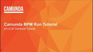 Tutorial How to Get Started With Camunda Platform 7 Run [upl. by Iveson748]