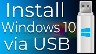 How to Download and Install Windows 10 from USB Flash Drive StepByStep [upl. by Pierson893]