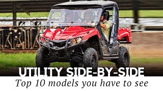 10 Best Utility SideBySides and Recreational UTVs for Work and Play [upl. by Tfat195]