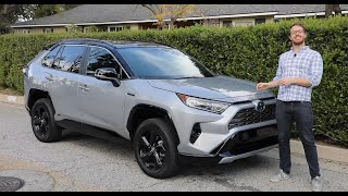 2020 Toyota RAV4 Hybrid Test Drive Video Review [upl. by Flowers]