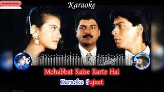 Chhupana Bhi Nahin Aata Karaoke  Baazigar  Shahrukh Khan Kajol  Vinod Rathod [upl. by Erreipnaej]