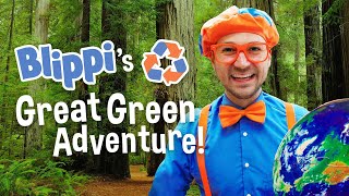 Blippi Great Green Adventure Movie  Educational Videos For Kids [upl. by Ynatsed]