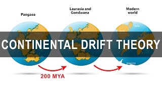 Continental Drift Theory  Alfred Wegener  Pangea  Gondwanaland [upl. by Eiramanitsirhc374]