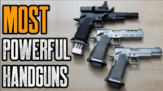 TOP 5 MOST POWERFUL HANDGUNS IN THE WORLD [upl. by Roybn]