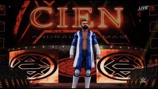 WWE 2K18 Andrade GFX Entrance [upl. by Tterag404]