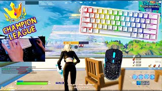 Razer Huntsman Mini ASMR Chill🤩 Competitive Gameplay🏆Satisfying Keyboard Fortnite 240 FPS Smooth 4K [upl. by Ennaed]