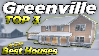 Top 3 BEST HOUSES In Greenville  ROBLOX  Greenville Revamp [upl. by Ahsiem552]