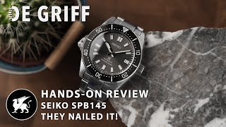 Seiko Prospex SPB143 HandsOn Review They Nailed it Tudor Black Bay 58 Competitor  62MAS [upl. by Ahsytal280]