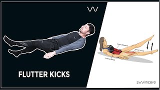 Flutter Kick  Dryland Workout  Technique Explained [upl. by Amliv]