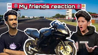 NEW SPORTS BIKE PR FRIENDS KA REACTION 😱 [upl. by Columbine140]