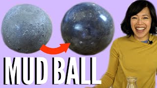 How to Make a Shiny MUD BALL  DIY Dorodango  Japanese Polished Clay Ball [upl. by Hana]