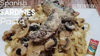 SPANISH SARDINES PASTA I Pang Negosyo I Easy Recipe I Castros Kitchen [upl. by Ednew]