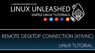 LINUX REMOTE DESKTOP ACCESS WITH VNC TUTORIAL [upl. by Rodrich]