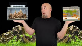 Amazing Ideas For Small Aquariums Fish Tank Set Up [upl. by Arrik]