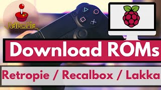 Where to Download Retropie ROMs Recalbox  Lakka [upl. by Airrej]