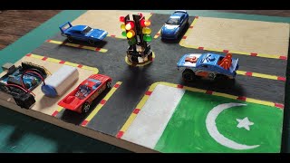 4 Way Traffic Light Control System using Arduino [upl. by Fee]