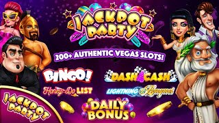 200 Authentic Vegas Slots amp MORE  Jackpot Party Casino [upl. by Yesllek]