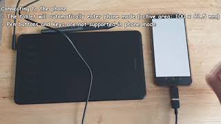 Graphics Tablet  HUION Inspiroy H640P  Unboxing and Testing on a PC Phone and Tablet [upl. by Handler]