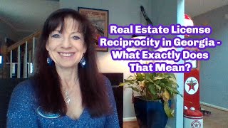 Real Estate License quotReciprocityquot  What Does That Mean [upl. by Tedda]