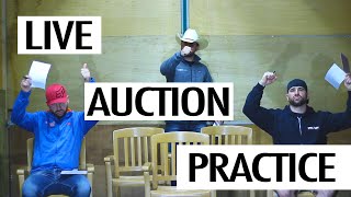 Live Auction Practice  Freestyle Bid Calling [upl. by Adnolaj]