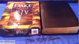 KJV Dake Annotated Reference Bible [upl. by Eimilb]