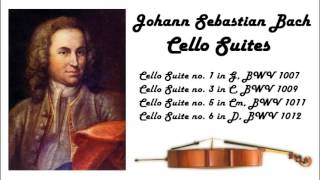 Johann Sebastian Bach  Cello suites in 432 Hz great for reading or studying [upl. by Thurman]