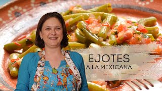 Ejotes a la mexicana una receta deliciosa [upl. by Telfore572]