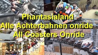 Phantasialand  Alle Achterbahnen onride  All Coasters Onride  Taron  Black Mamba Winjas [upl. by Shoemaker]