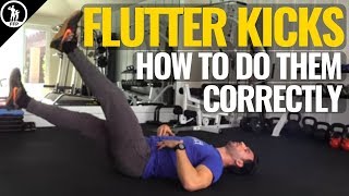 How to Do the Flutter Kicks Exercise  Avoid These Common Mistakes [upl. by Ayouqes]