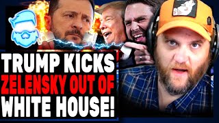 Fight ERUPTS At White House Trump KICKS Zelenskyy Out After Calling JD Vance A Slur Disrespects USA [upl. by Grae]