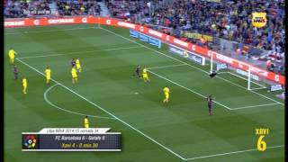 Xavi Hernández first and last goal for FC Barcelona [upl. by Winnifred]