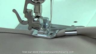 Sewing Basic amp Creative Hems with the Wide Hemmer Foot Set [upl. by Filmer461]