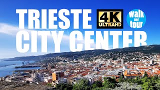 Trieste  Evening walk  City Center in 4K UHD 60 fps [upl. by Htebazil]